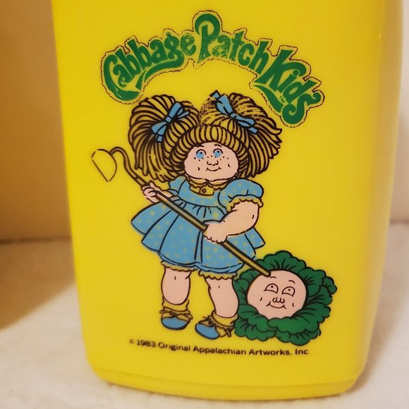 CABBAGE PATCH KIDS PLASTIC LUNCH BOX WITH THERMOS - Picture 2 of 16